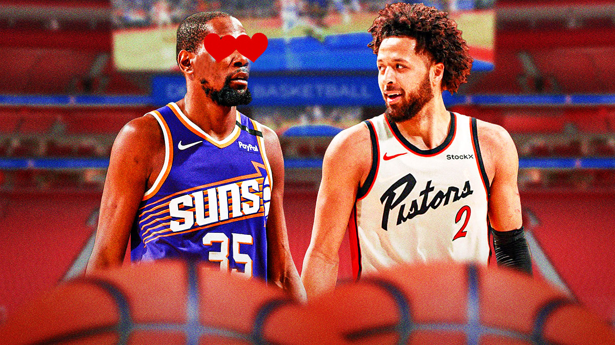Pistons&#8217; Cade Cunningham and Kevin Durant exchange praise after Suns upset