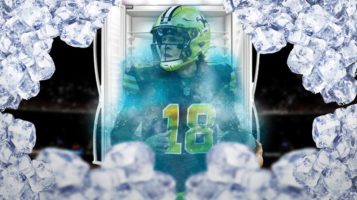 Saints prepped Spencer Rattler for Packers game with walk-in freezer