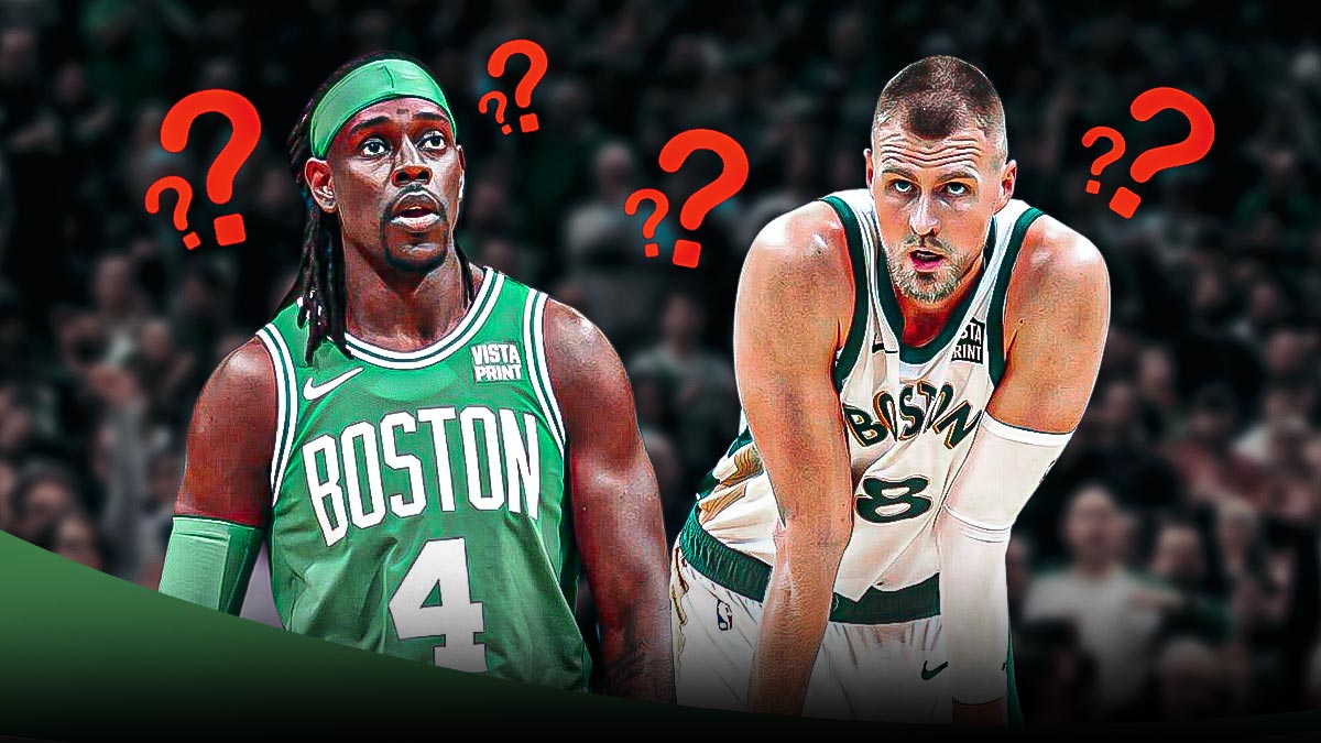Celtics&#8217; Jrue Holiday in, Kristaps Porzingis out with injury vs. Raptors
