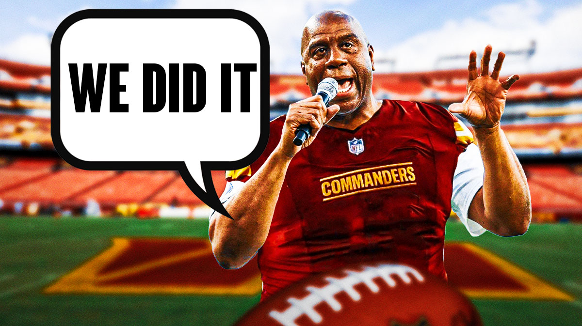 Magic Johnson delivers powerful message amid Commanders return to NFL playoffs