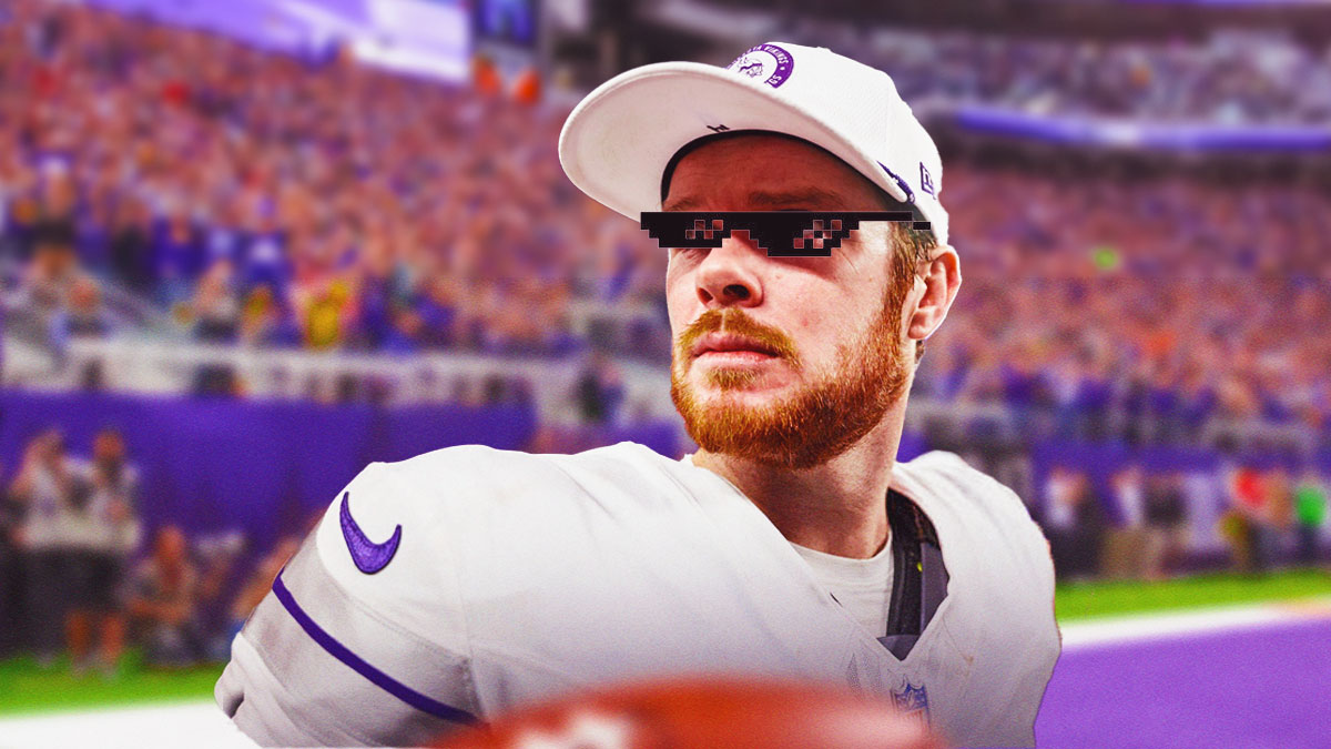 Vikings&#8217; Sam Darnold hilariously tries to bait Tom Brady on live TV
