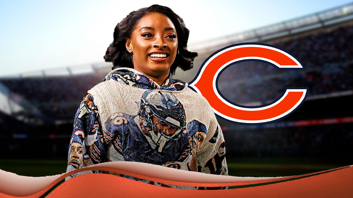 Simone Biles steals the show before Bears-Seahawks game