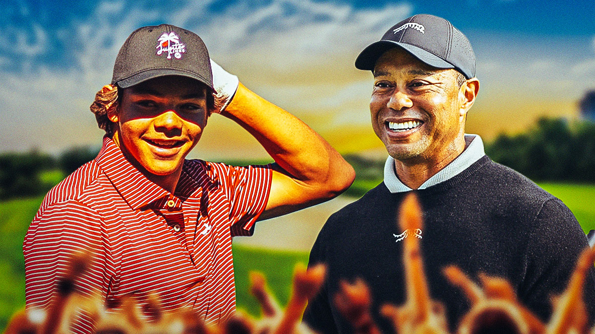 Tiger Woods’ son Charlie goes viral with stunned reaction to first hole-in-one