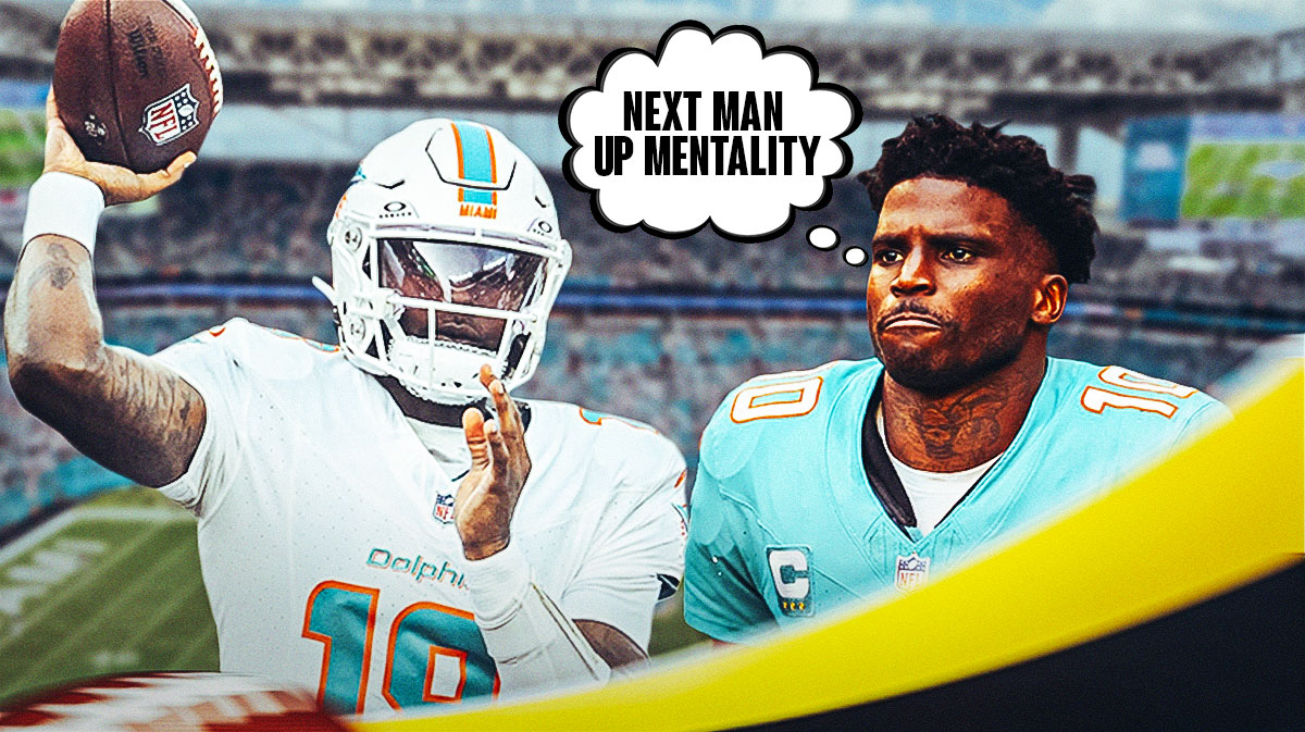 Dolphins&#8217; Tyreek Hill gets real on mentality with Tyler Huntley at QB